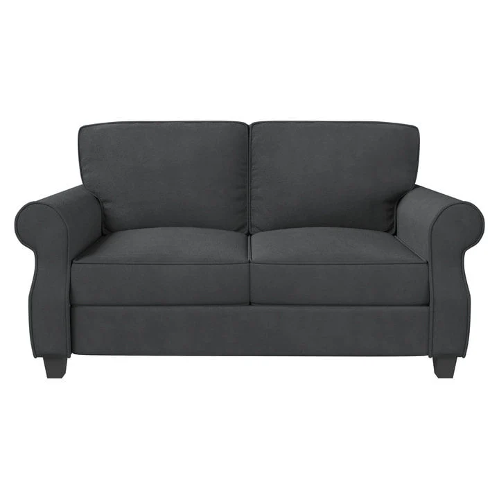 Upholstered Sofa with Solid Wood Frame - 30.30 x 56.30 x 33.10