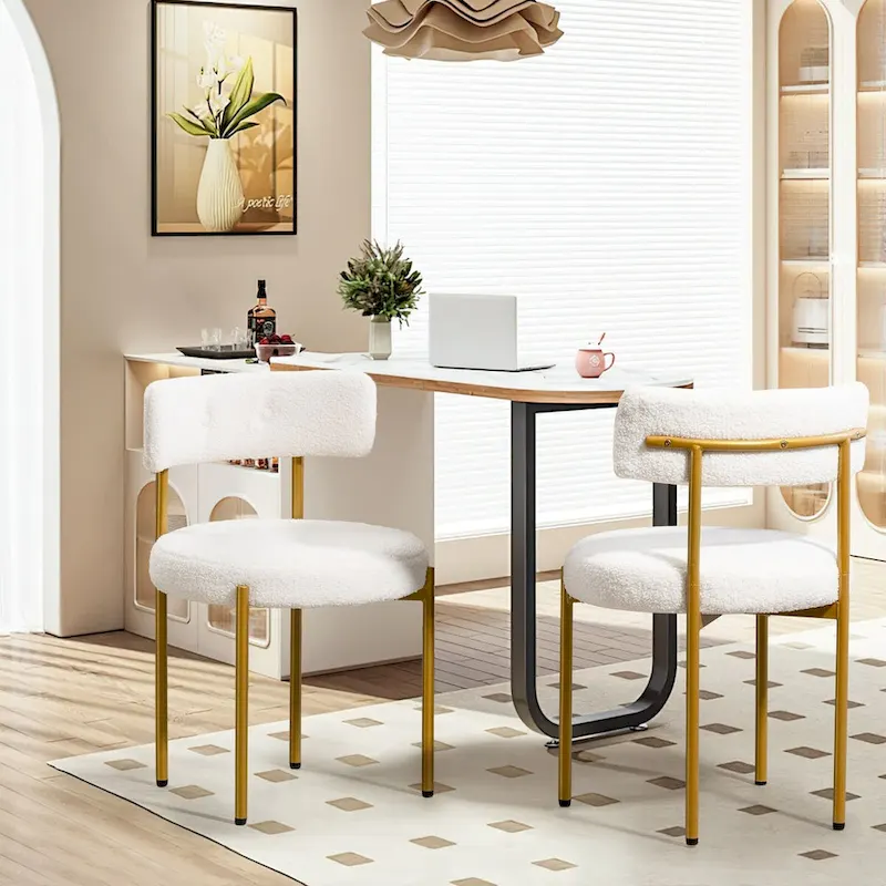 AVAWING Dining Chairs Mid-Century Modern Kitchen Chairs Set of 2