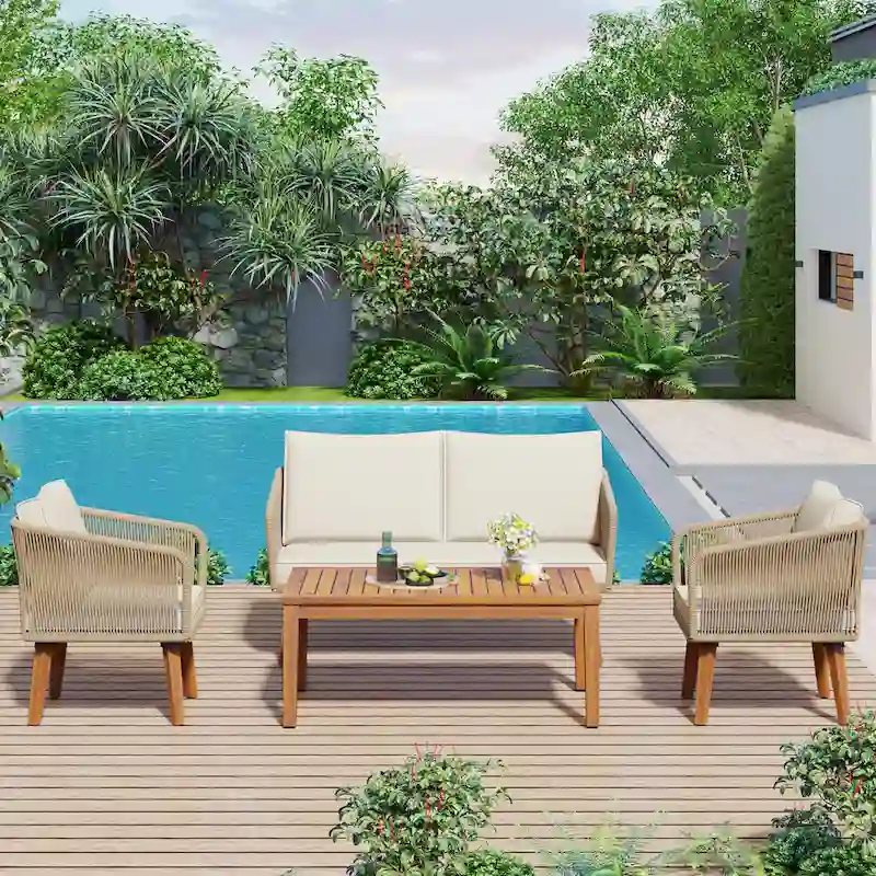 ZZ 4-Piece Patio Conversation Set