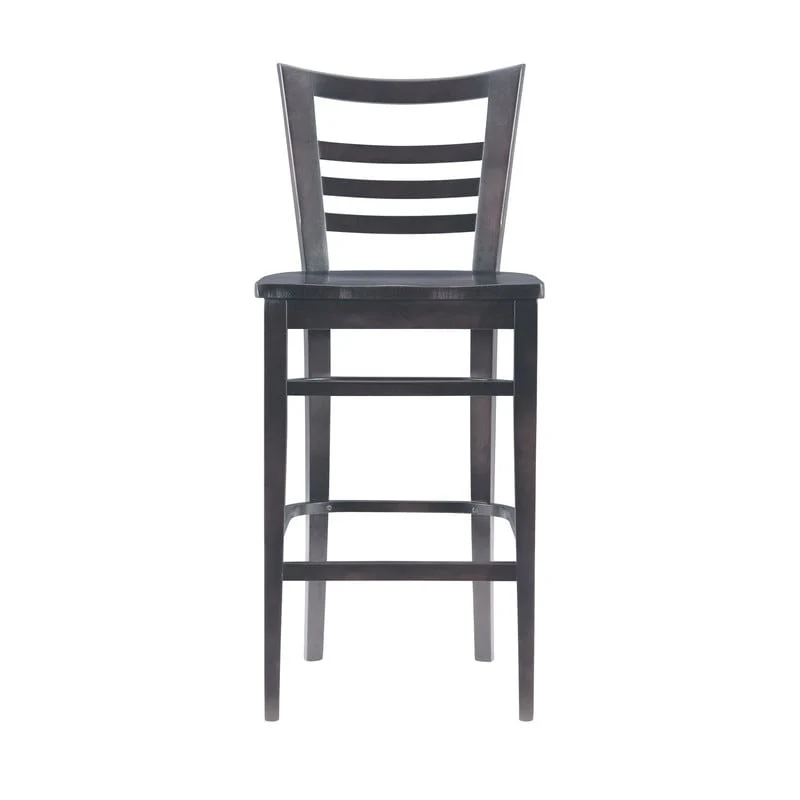 Heathcliff Rustic Solid Wood Barstool (Set of 2)