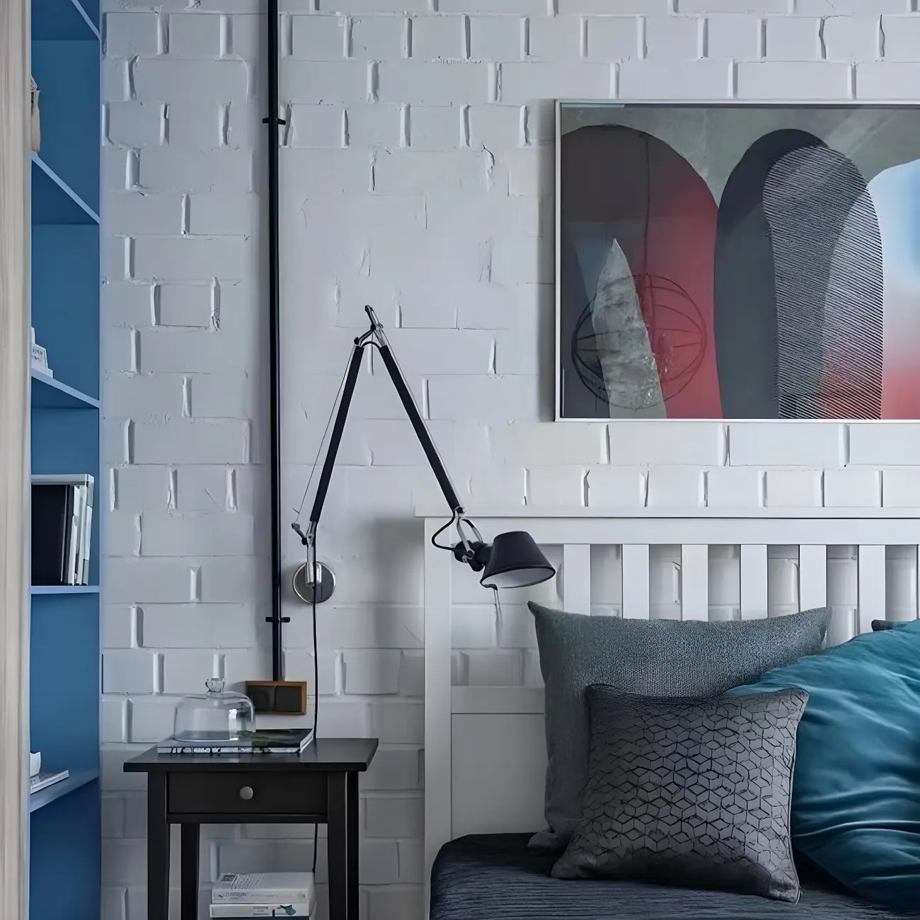 Industrial Aluminum Shade Swing Arm Wall Light