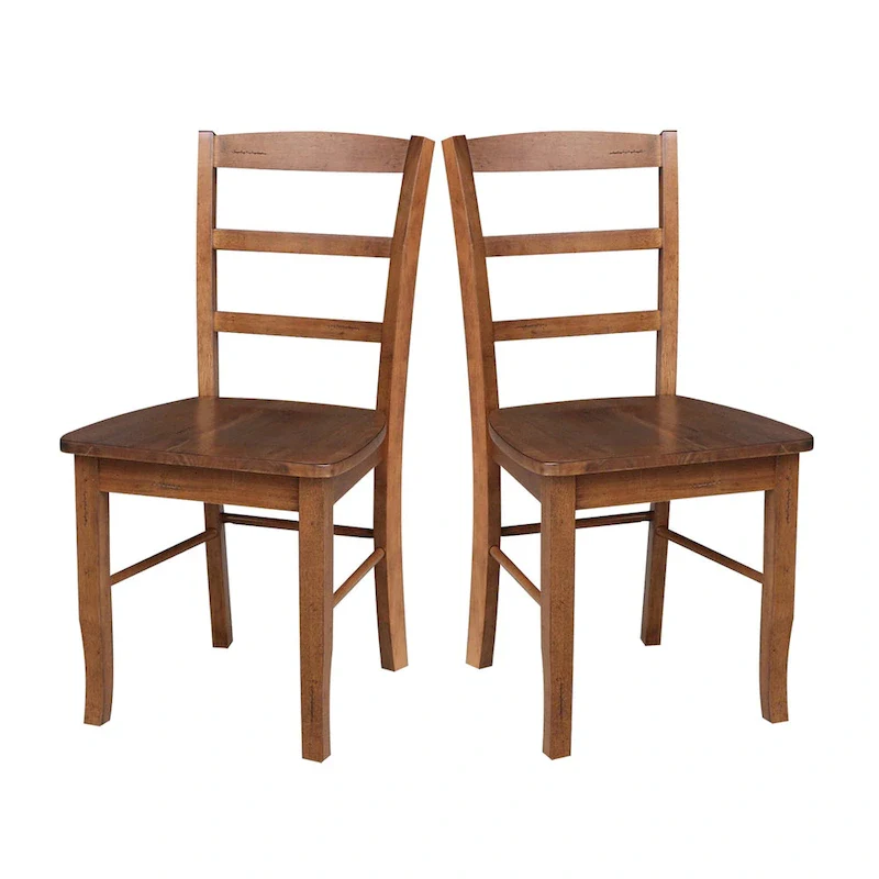 Solid Wood Ladderback Dining Chairs