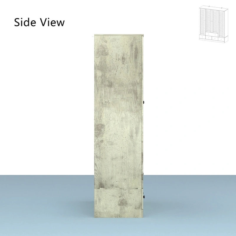 Bedroom Armoire Closet Armoire Wardrobe Closet Clothing Rod Drawer