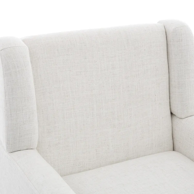 Wide Back Accent Chair with Wingback Design - Single Seater