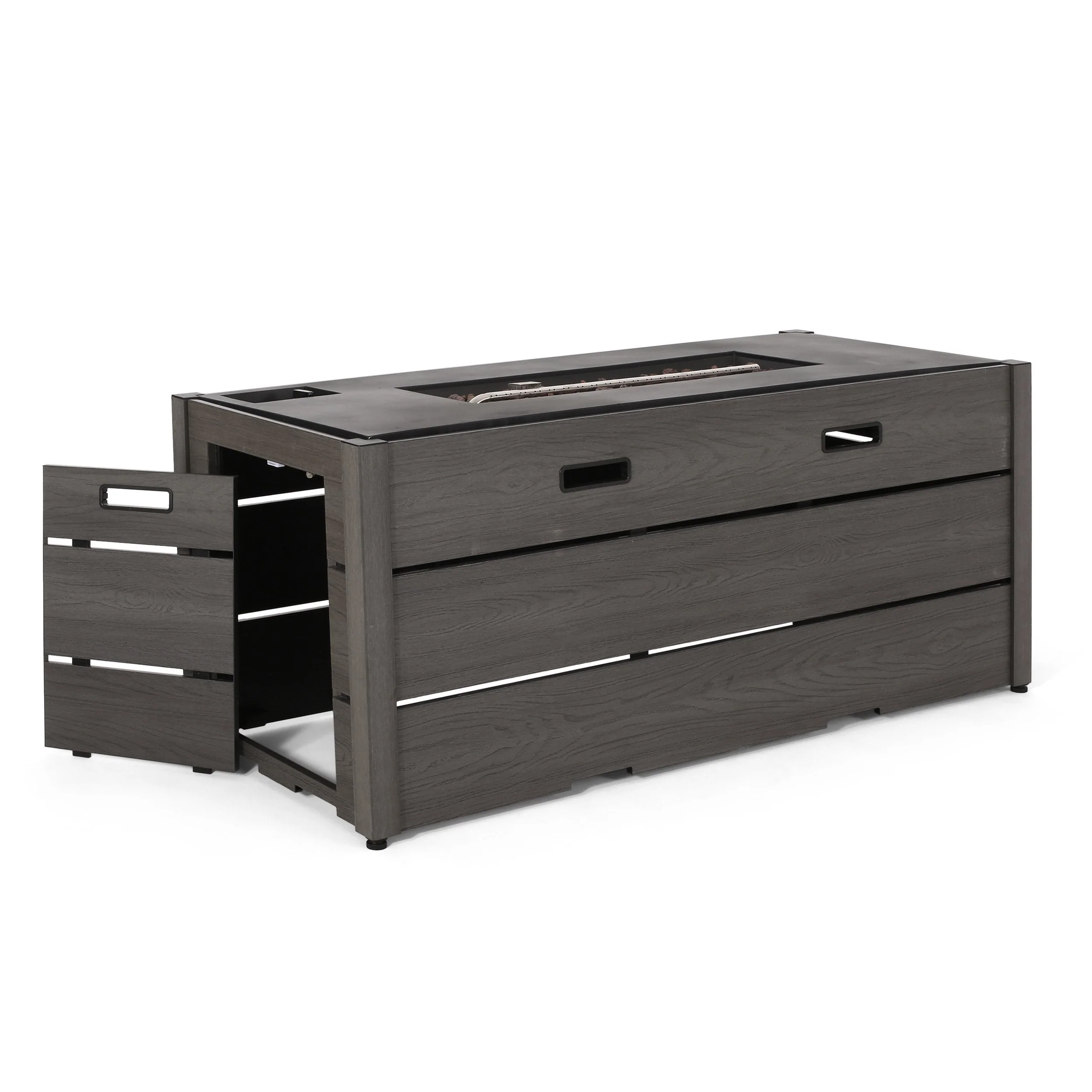 Outdoor 40,000 BTU Rectangle Fire Pit - NH572413