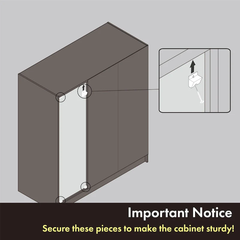 DH BASIC Modern 32-inch 20-Pair Shoe Cabinet with Adjustable Shelf and Metal Handle