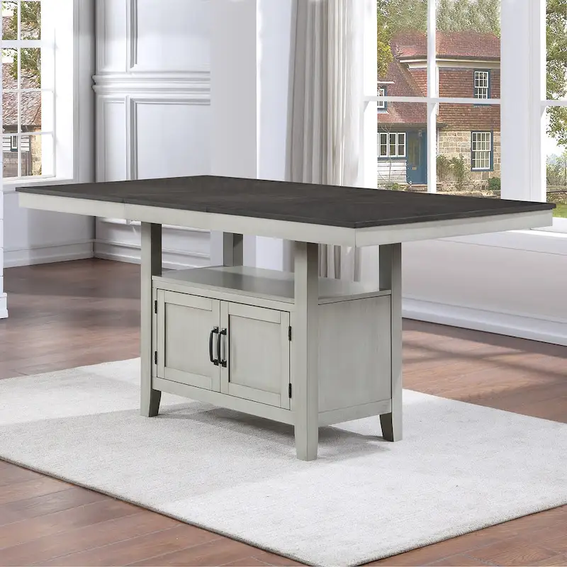 Hasbrook Counter Height Dining Table with Chairs and Bench