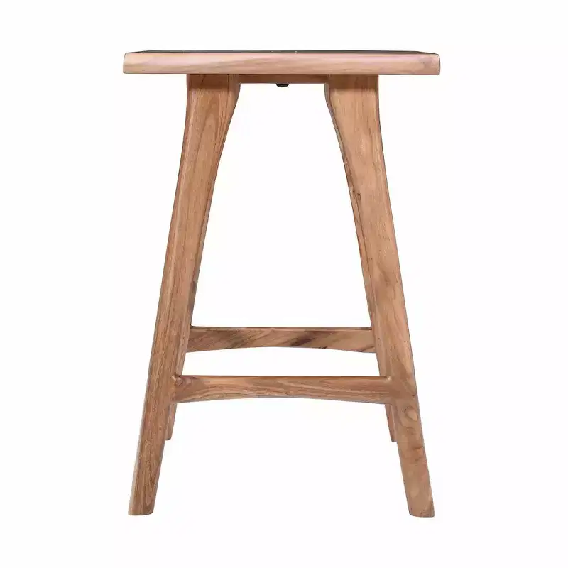 Jofran,Sedona Solid Wood Rustic Backless Counter Barstool - Set of 2