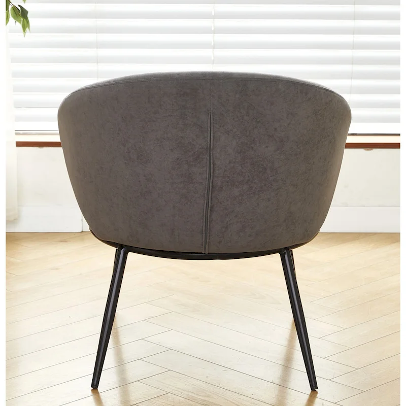 Mid Century Velvet Upholstered Living Room Accent Chair