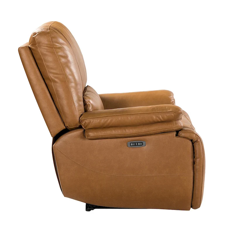 Mercedes Genuine Leather Power Recliner with Cushion Padded