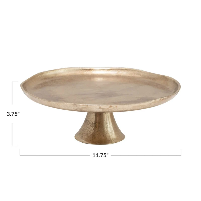 Metal Pedestal - 11.8 L x 11.8 W x 3.8 H