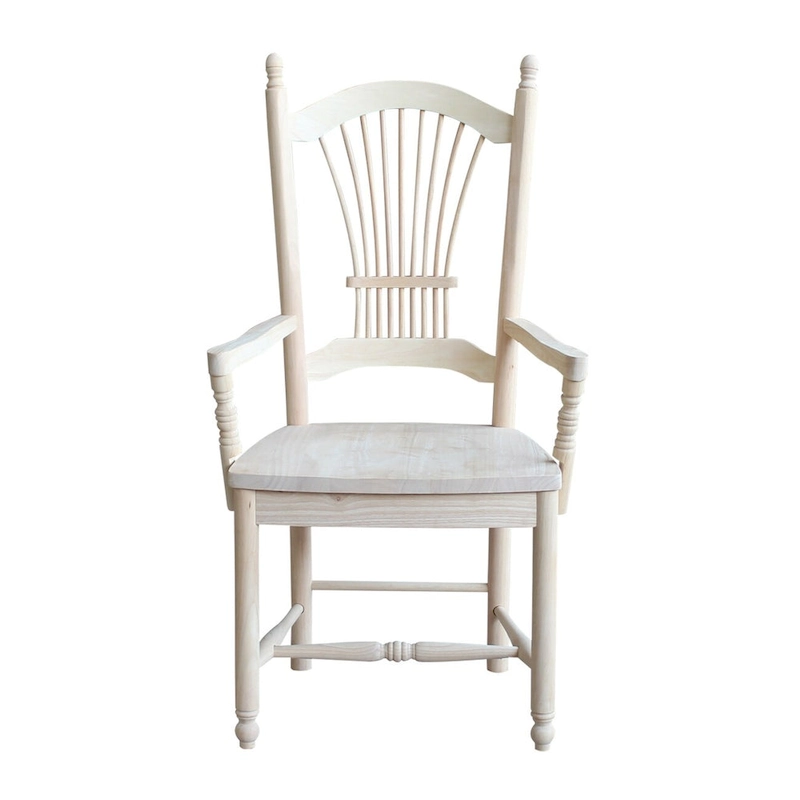 International Concepts Sheafback Chair with Arms