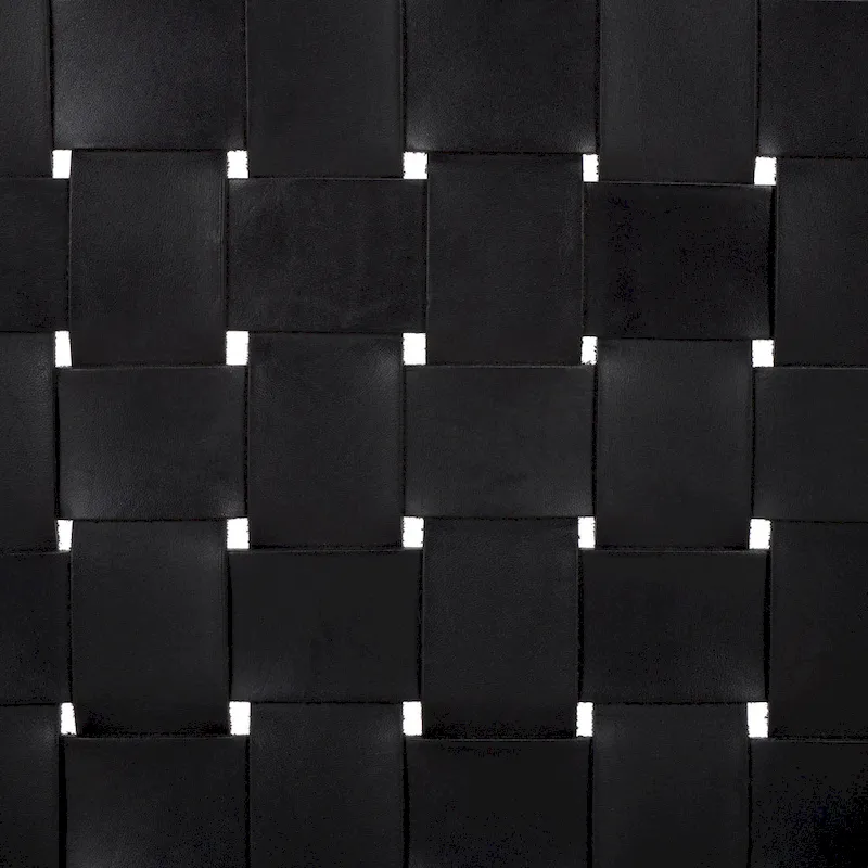 SAFAVIEH Gerda Woven Leather Dining Room Chair - 22.1  W x 20.9  L x 31.9  H - 22Wx21Dx32H