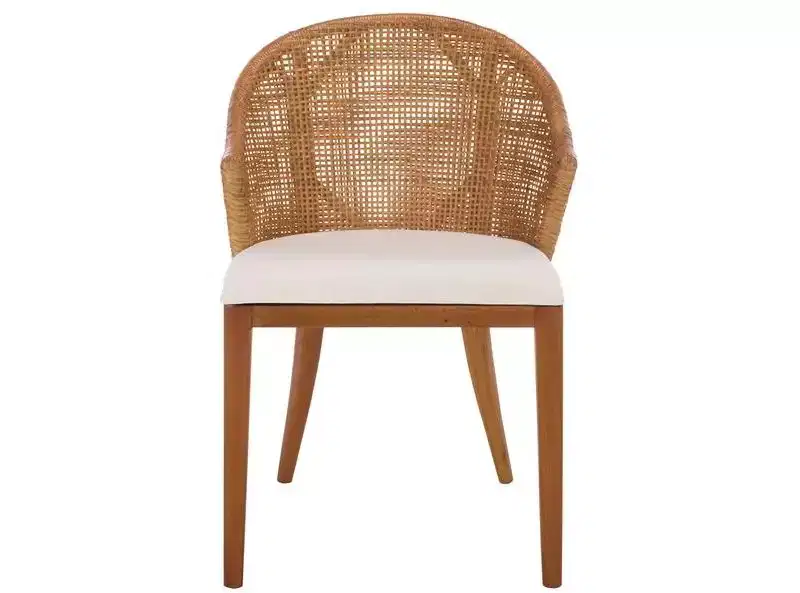 Mura Arm Chair - ACH4903 - Honey/Ivory - Safavieh