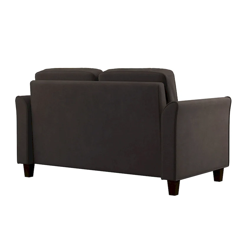 iLounge Waverly Microfiber Loveseat
