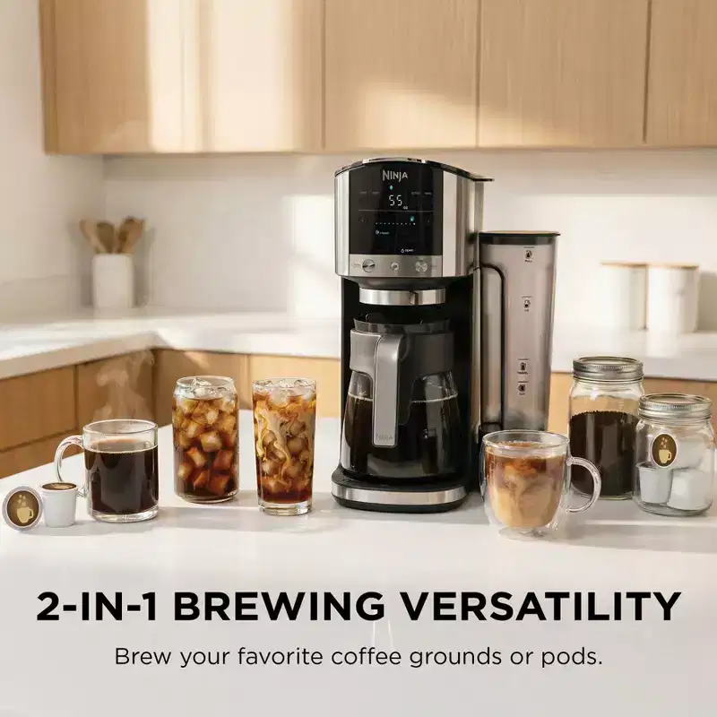 Ninja DualBrew Coffee Grounds #38; Pods GP161 Black