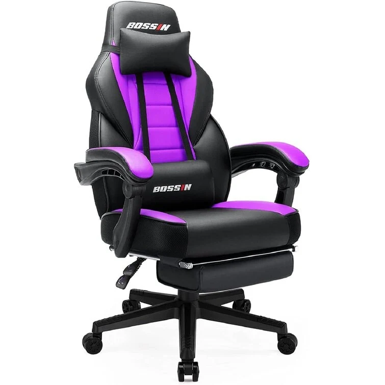BOSSIN Racing Style Gaming Chair,300 lbs Big and Tall gamer chair High Back Computer Chair