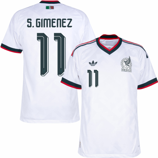Mexico Authentic Away S. Gimenez 11 Jersey 2026-2027