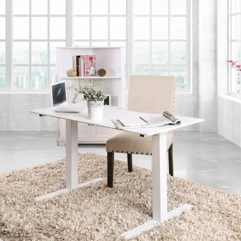Furniture of America Hix Industrial Adjustable Standing Desk