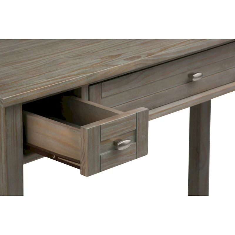 Solid wood transition style desk