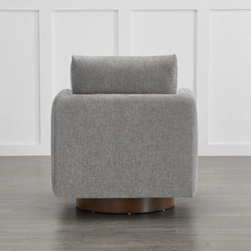 Rebecca Swivel Accent Chair Armchair with Back Cushion