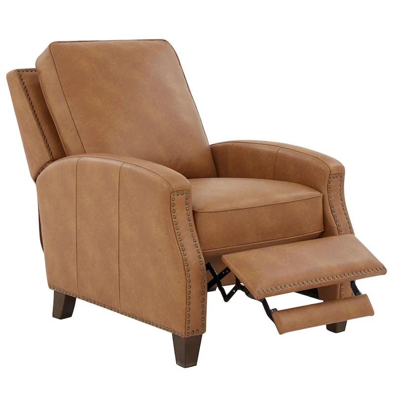 Julian Faux Leather Push Back Recliner by Greyson Living