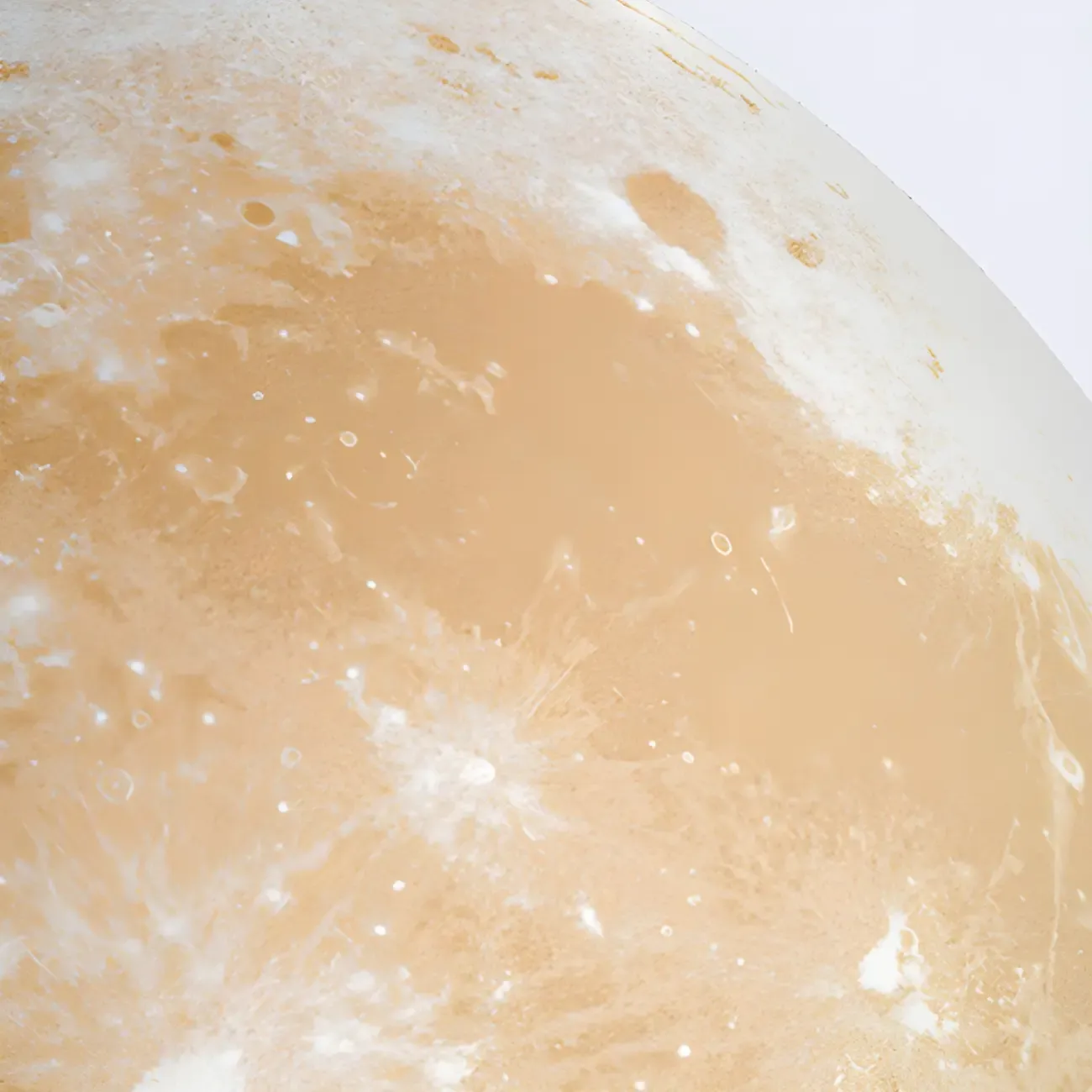 White Resin Moon-Shaped Post Cap Light