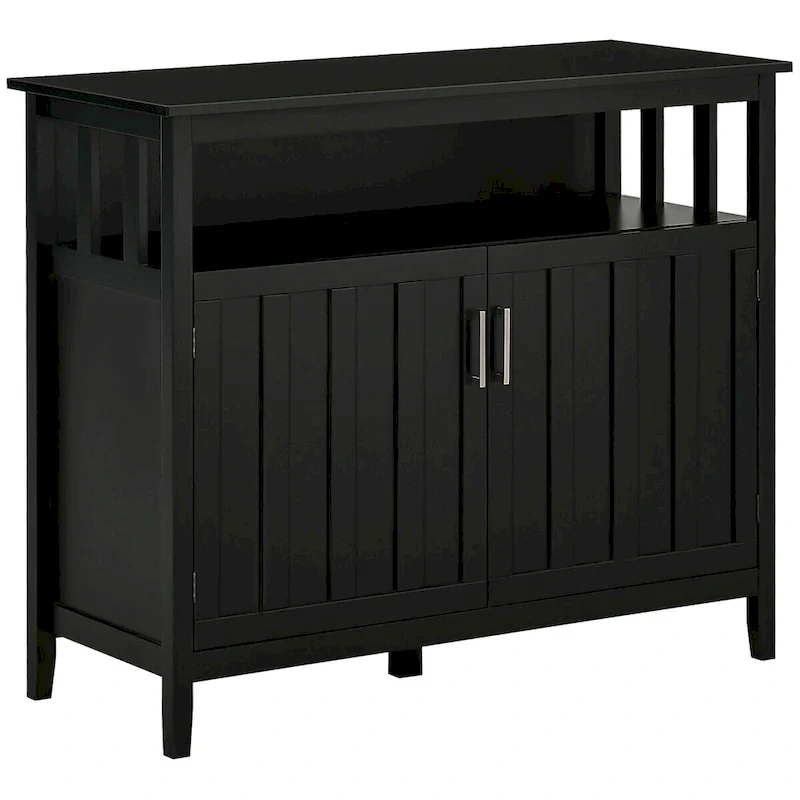 Sideboard Buffet Cabinet with 2 Doors and Adjustable Shelves