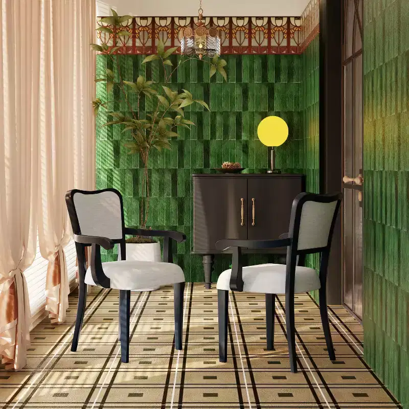 Set of 2 Dining Chairs Velvet Upholstered Dinner Chairs Classic Armchairs Armless Chairs with Padded Seat - Modernluxe
