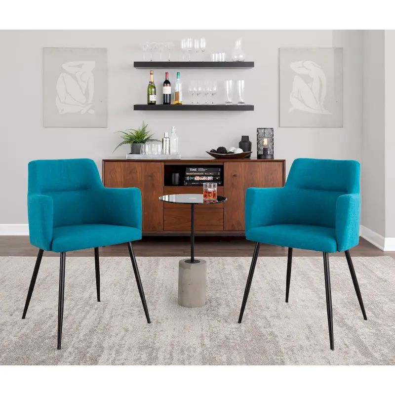 Carson Carrington Duved Contemporary Dining and Accent Chair (Set of 2)