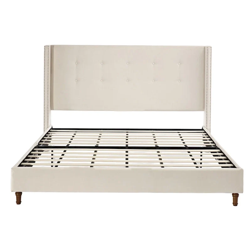 54High Headboard Peyton Upholstered King Bed