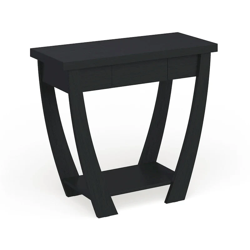 Modern Console Table with Drawer and Shelf - 36 inch