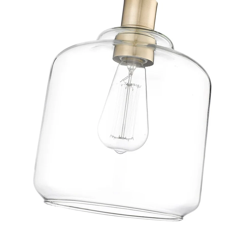 Millennium Lighting Asheville 1 Light Mini-Pendant Fixture with Clear Glass Shades