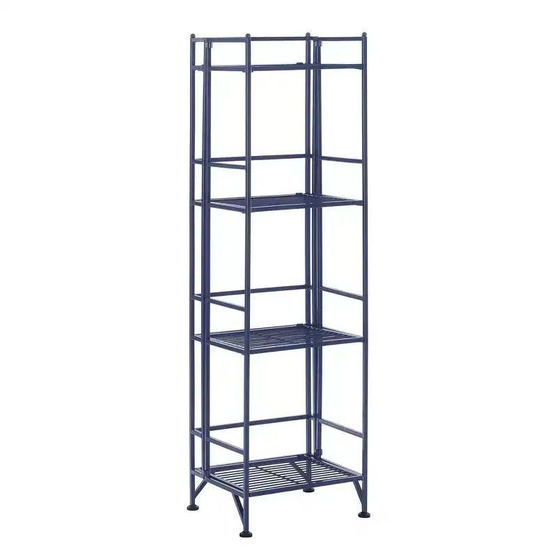 44.75 Xtra Storage 4 Tier Folding Metal Shelf - Breighton Home