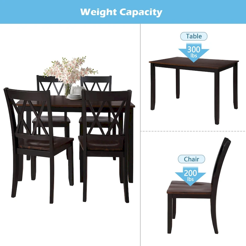 5-Piece Dining Table Set