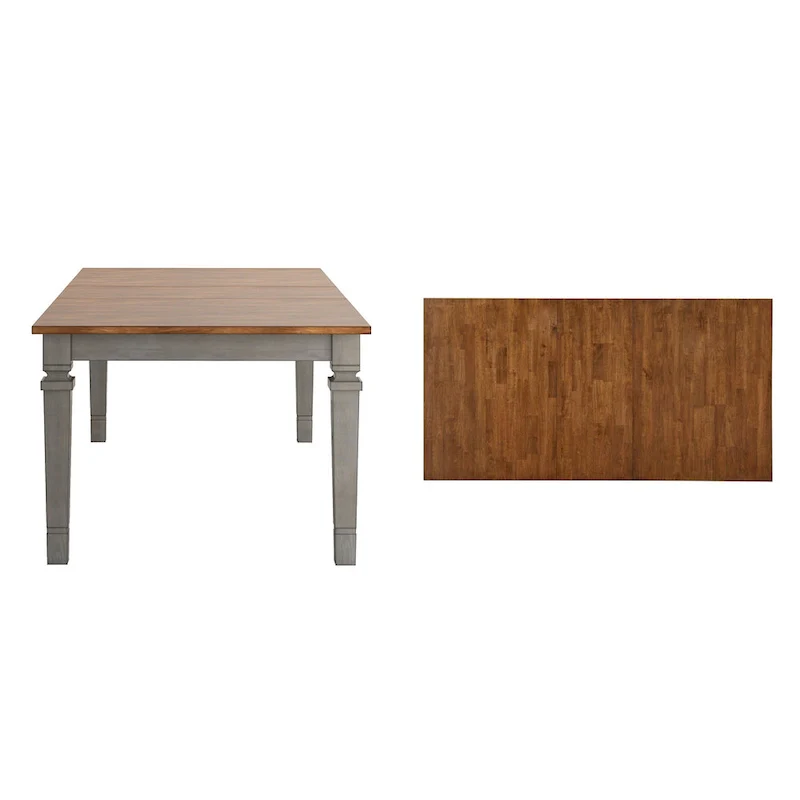 Vikos Solid Wood 64-82 Extendable Dining Table