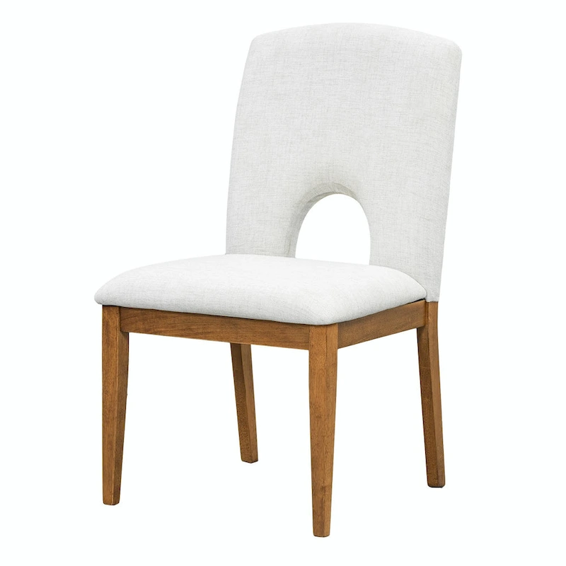 Modern 5-Piece Round Dining Set with 16.2 Removable Leaf