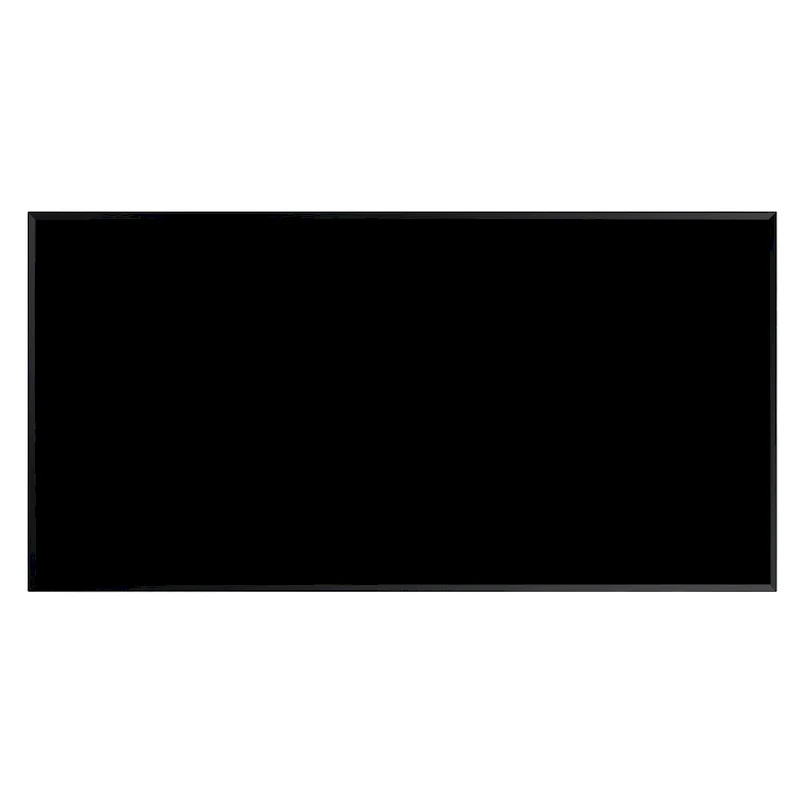 79-inch chrome-legged glass tabletop dining table