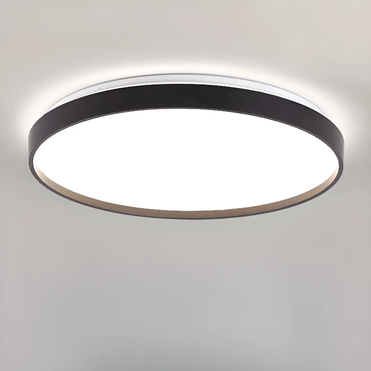 Stylish Circular Acrylic Flush Ceiling Light in Multi Dimming