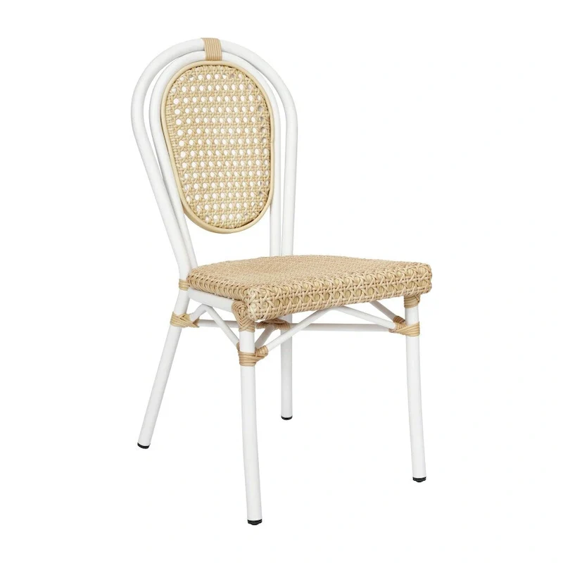 All-Weather Commercial Paris Chair with Metal Frame - N/A