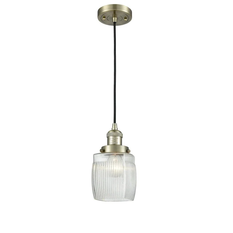 Innovations Lighting Colton Single Light 6  Wide Mini Pendant with