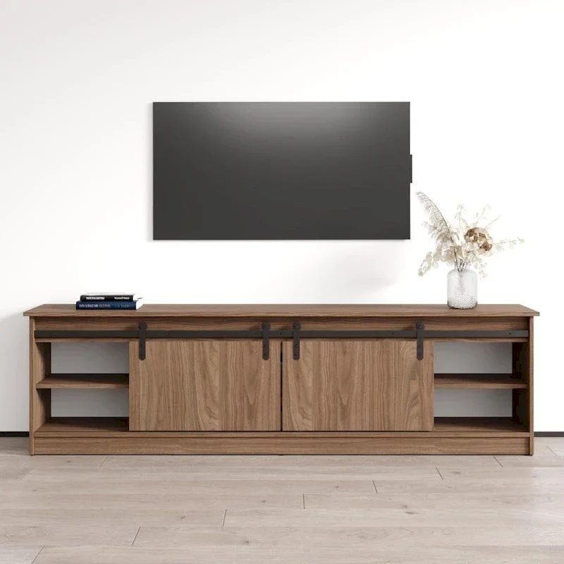 Modern Fireplace TV Stand