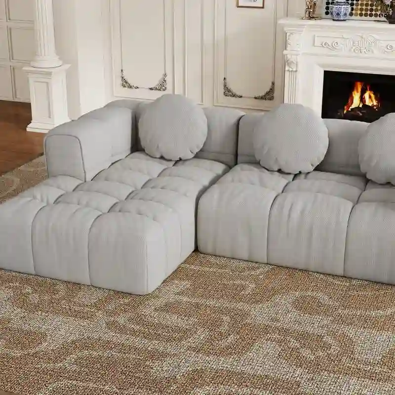 103 L-Shaped Modular Sofa, Free Combination (Left and Right Facing)