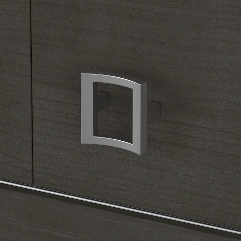 Echo 60W Credenza Desk with Hutch by Bush Business Furniture