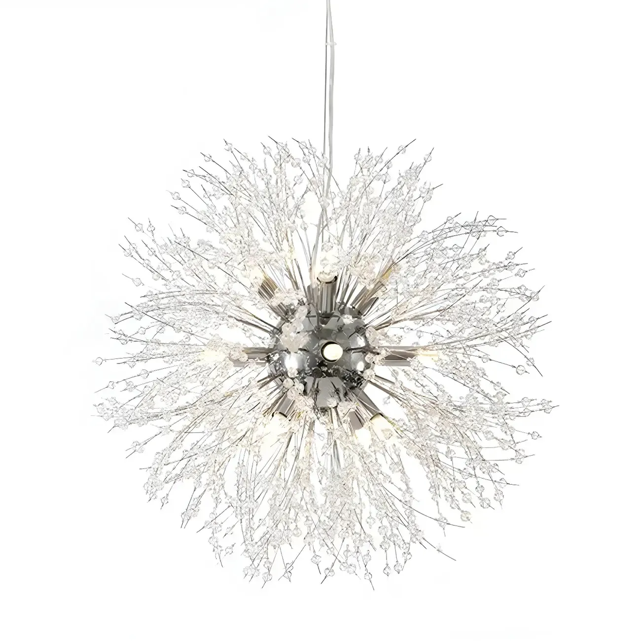 Adjustable Modern Gold Crystal Explosion Sputnik Chandelier