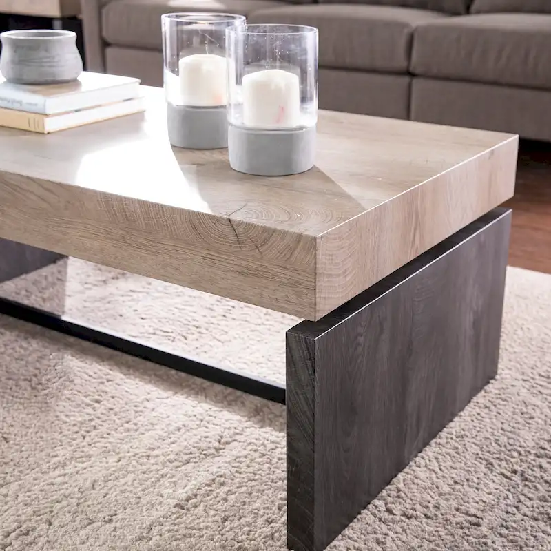 SEI Furniture Hedgefield Duo-Tone Coffee Table