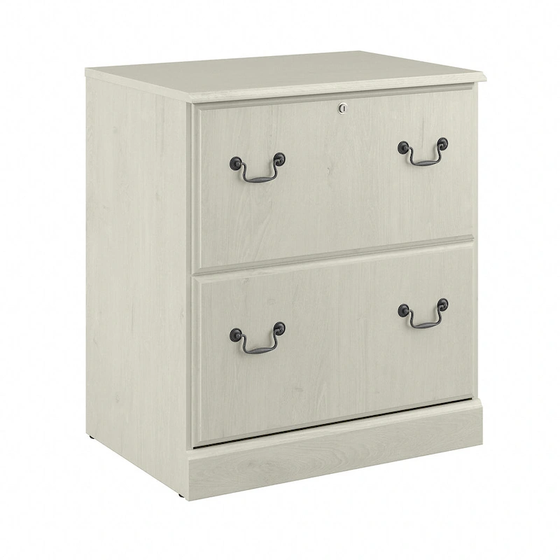 Bush Furniture Saratoga Lateral File Cabinet in Harvest Cherry