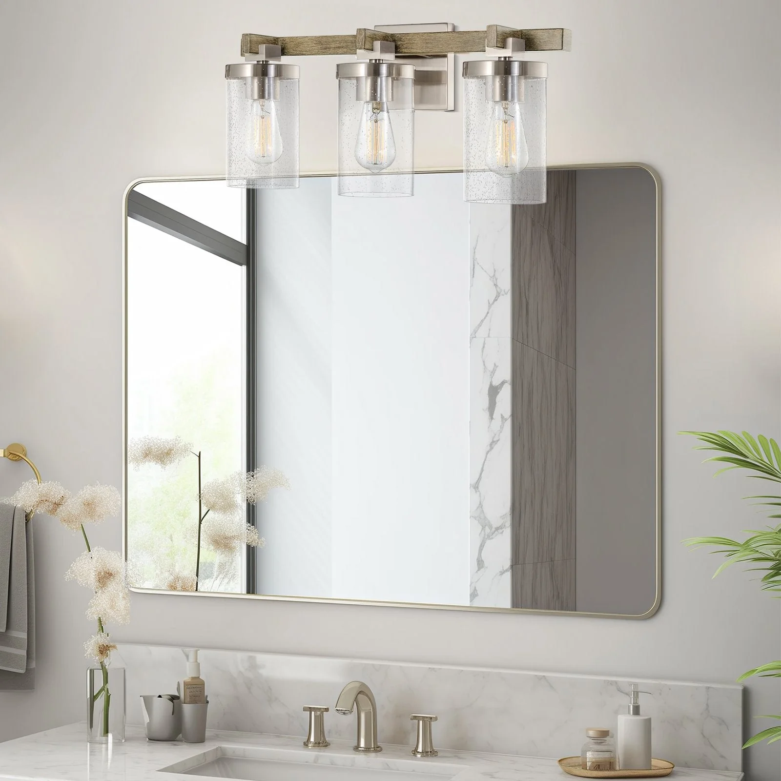 Concord 22 3-Light Farmhouse Vanity / Bathroom Light