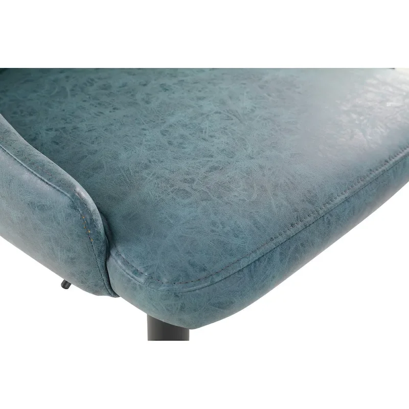 Sylmar Height Adjustable Stool in Faux Leather