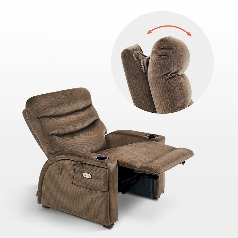 Power Zero Gravity Recliner Chair with Adjustable Headrest